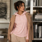 Casual hoodie voor dames met trekkoord en zakken