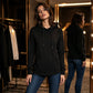 Casual hoodie voor dames met trekkoord en zakken