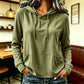 Casual hoodie voor dames met trekkoord en zakken