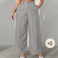 Damesbroek met hoge taille