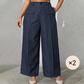 Damesbroek met hoge taille