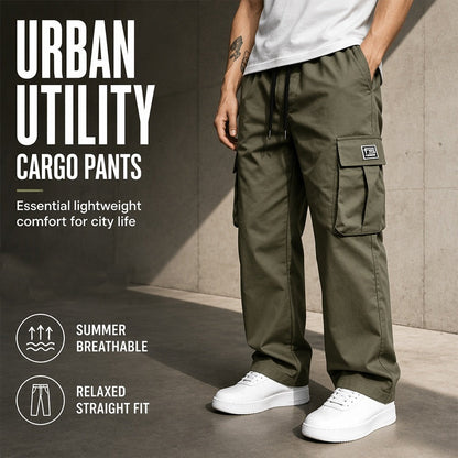 ⏰ IDEALE ZOMERBROEK VOOR HEREN! 👖 Ruimvallende casual cargobroek met veel praktische opbergruimte