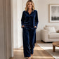 Casual fluwelen tweedelige loungeset voor dames