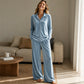 Casual fluwelen tweedelige loungeset voor dames