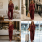 Casual fluwelen tweedelige loungeset voor dames