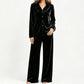 Casual fluwelen tweedelige loungeset voor dames