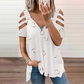 Bestseller💕 T-shirt met open schouders – Trendy uitsnijding en makkelijk te combineren met elke look