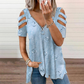 Bestseller💕 T-shirt met open schouders – Trendy uitsnijding en makkelijk te combineren met elke look