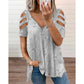 Bestseller💕 T-shirt met open schouders – Trendy uitsnijding en makkelijk te combineren met elke look