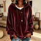 ⌛Tijdelijke aanbieding – Casual fluwelen hoodie voor dames