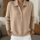 Bestseller🏆👚 Elegante gebreide trui met reverskraag – Tijdloos ontwerp en de hele dag comfort, passend bij elke look