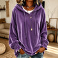 ⌛Tijdelijke aanbieding – Casual fluwelen hoodie voor dames
