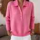 Bestseller🏆👚 Elegante gebreide trui met reverskraag – Tijdloos ontwerp en de hele dag comfort, passend bij elke look