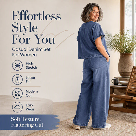 🌸Superaanbieding: 50% KORTING💖Casual cropped jeans met rechte pijpen voor dames