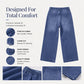 🌸Superaanbieding: 50% KORTING💖Casual cropped jeans met rechte pijpen voor dames