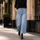 🌸Superaanbieding: 50% KORTING💖Casual cropped jeans met rechte pijpen voor dames