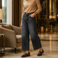 🌸Superaanbieding: 50% KORTING💖Casual cropped jeans met rechte pijpen voor dames