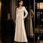 Elegante maxi-jurk met lange mouwen voor dames