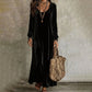 Elegante maxi-jurk met lange mouwen voor dames