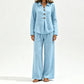 Tweedelige set voor dames: casual top met lange mouwen en broek