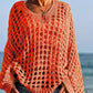 Casual effen gebreide top voor dames