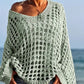 Casual effen gebreide top voor dames