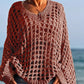 Casual effen gebreide top voor dames