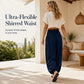 Casual harembroek voor dames met gesmokte taille