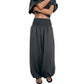 Casual harembroek voor dames met gesmokte taille