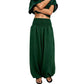 Casual harembroek voor dames met gesmokte taille