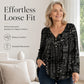 Elegante damesblouse met V-hals en knopen