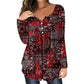 Elegante damesblouse met V-hals en knopen