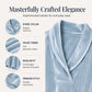 Elegante fluwelen top met V-hals voor dames