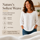 Casual dames-top met ronde hals en 3/4-mouwen