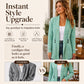📢Damesbroek met hoge taille en wijde pijpen | Casual gebreid vest met dubbele knoopsluiting voor dames