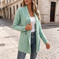📢Damesbroek met hoge taille en wijde pijpen | Casual gebreid vest met dubbele knoopsluiting voor dames