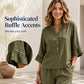 🌺50% KORTING! ✨Tweedelige set met casual top en broek voor dames