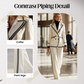 ✨Nieuw binnen & speciale aanbiedingen – Damesblazer en -broek met contrasterende afwerkingt