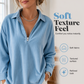 T-shirt met rits en nonchalante textuur