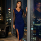 ✨Nieuw binnen & speciale aanbiedingen – Glitterende bodycon-jurk voor dames met mouwen van mesh