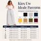 Wijde broek van katoen en linnen voor dames