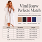 Losse asymmetrische jurk met V-hals voor dames