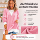 Casual top met ronde hals en kleurenblok voor dames