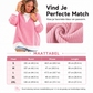 Casual top met ronde hals en kleurenblok voor dames