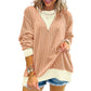 Casual top met ronde hals en kleurenblok voor dames
