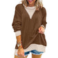 Casual top met ronde hals en kleurenblok voor dames
