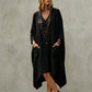 Losse asymmetrische jurk met V-hals voor dames