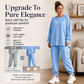 Set bestaande uit een casual dames-top met ronde hals en een cargobroek