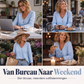 Casual blouse voor dames met V-hals en lange mouwen