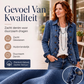 Dames double-breasted kanten spijkerjas